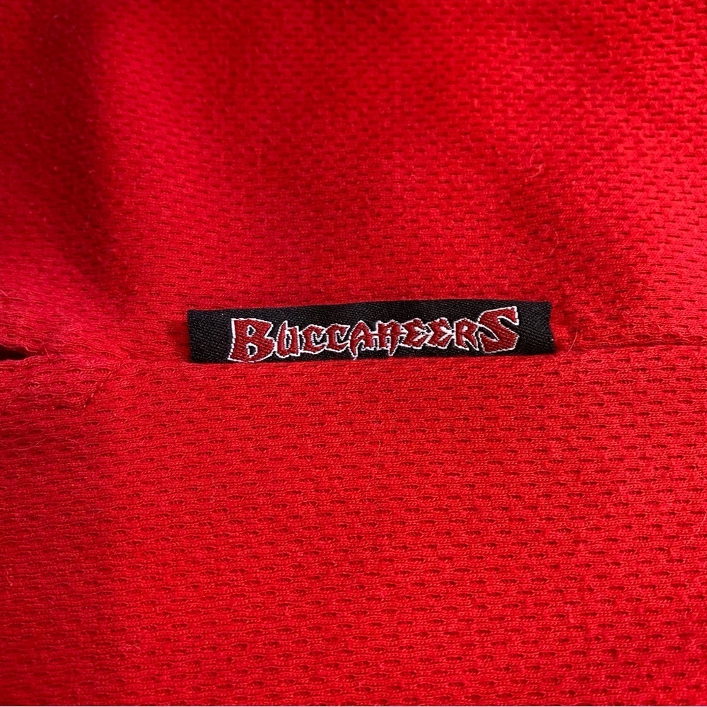 VINTAGE Tampa Bay‎ Buccaneers Sweatshirt Mens XL Red  V Neck NFL Football - Picture 5 of 12